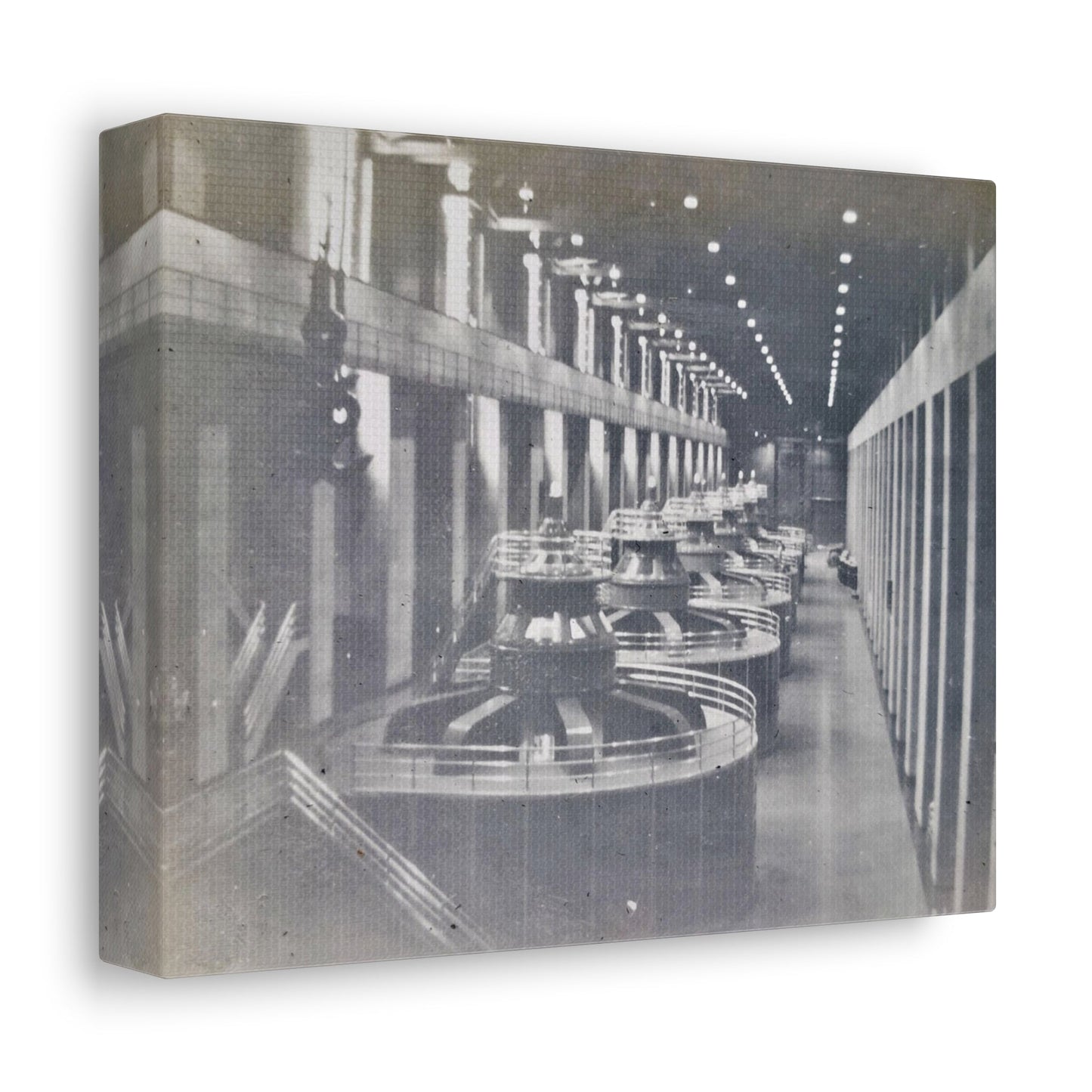 Boulder Dam Powerhouse Stretched Canvas
