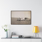 Army Pursuit Plane Ames Airport 1939 Gallery Canvas Wraps, Horizontal Frame 36″ x 24″ Walnut 1.25"