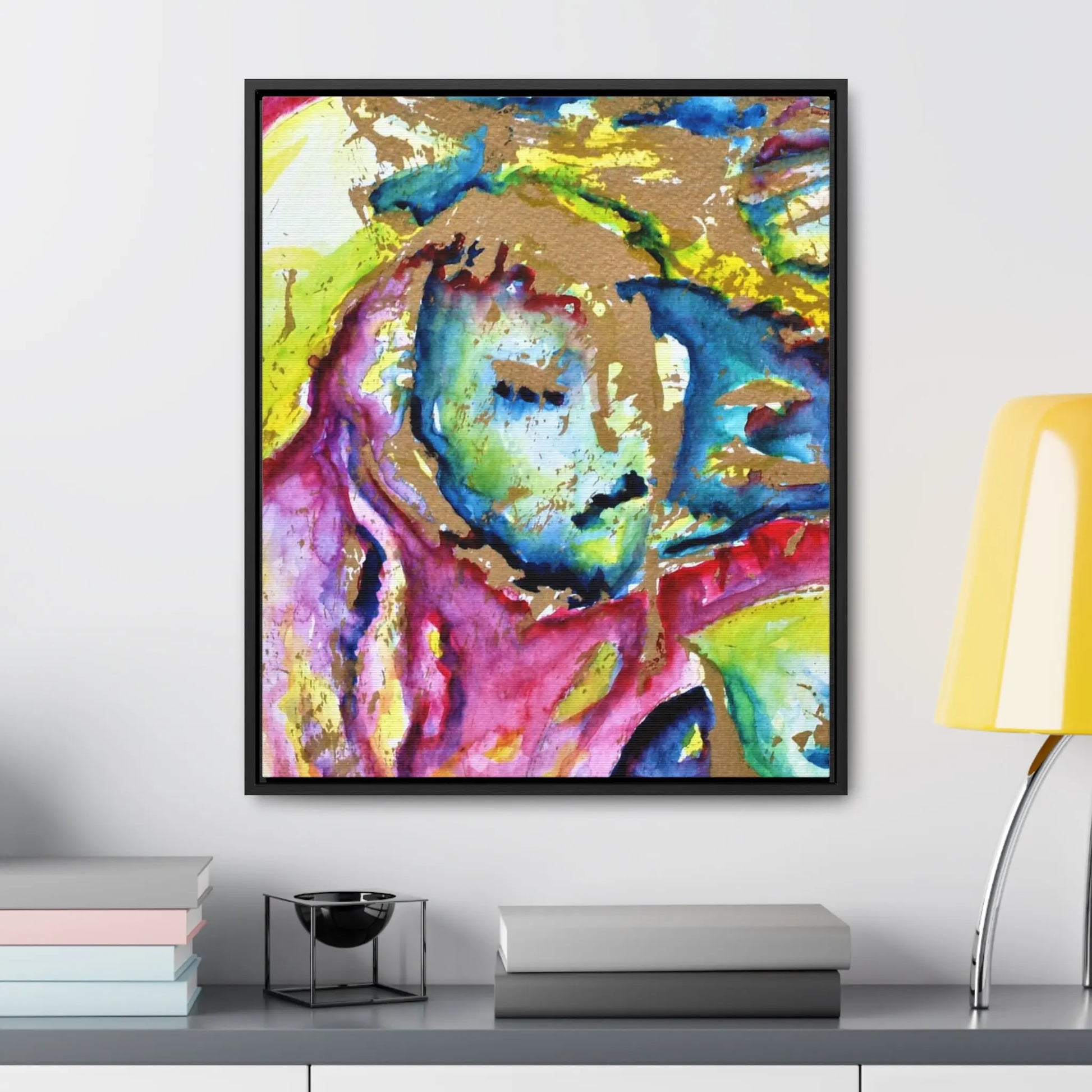 Mothers Face Gallery Canvas Wraps, Vertical Frame