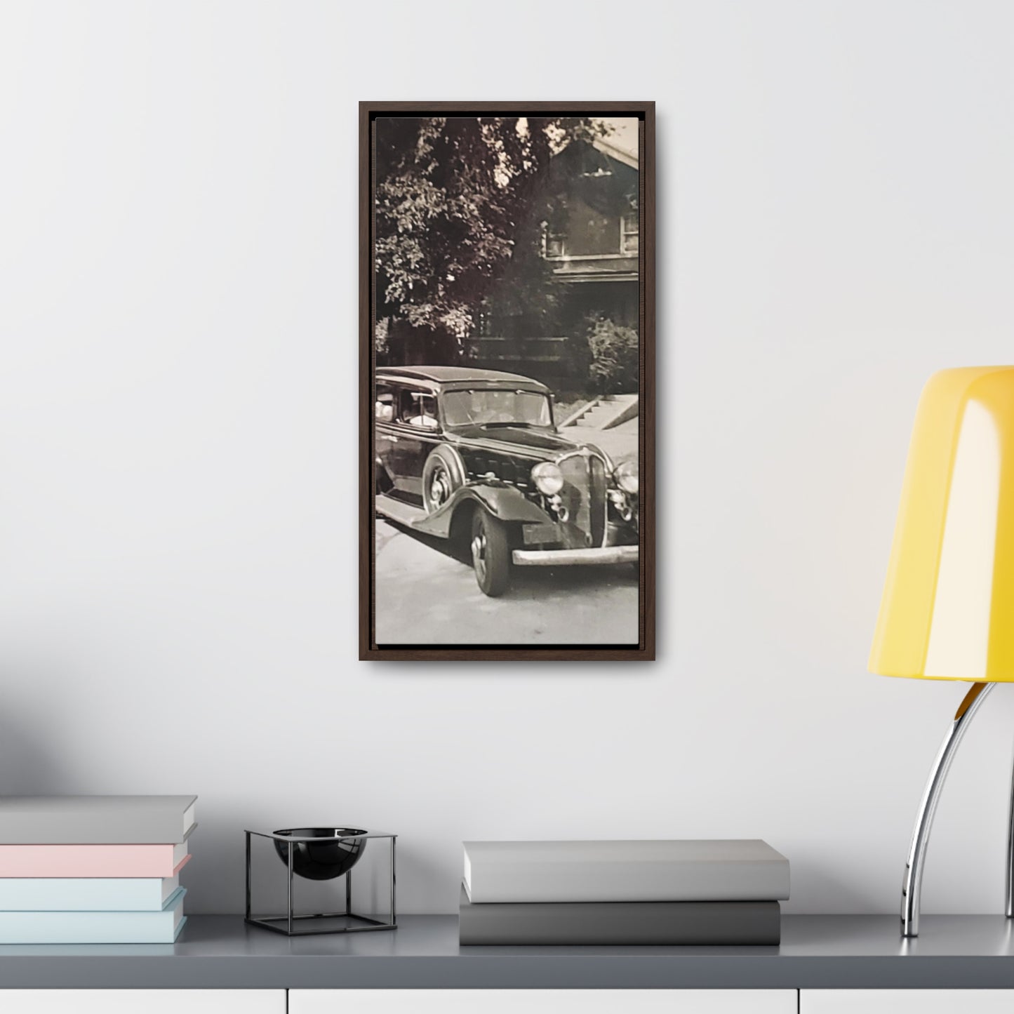 Classic Car Gallery Canvas Wraps, Vertical Frame