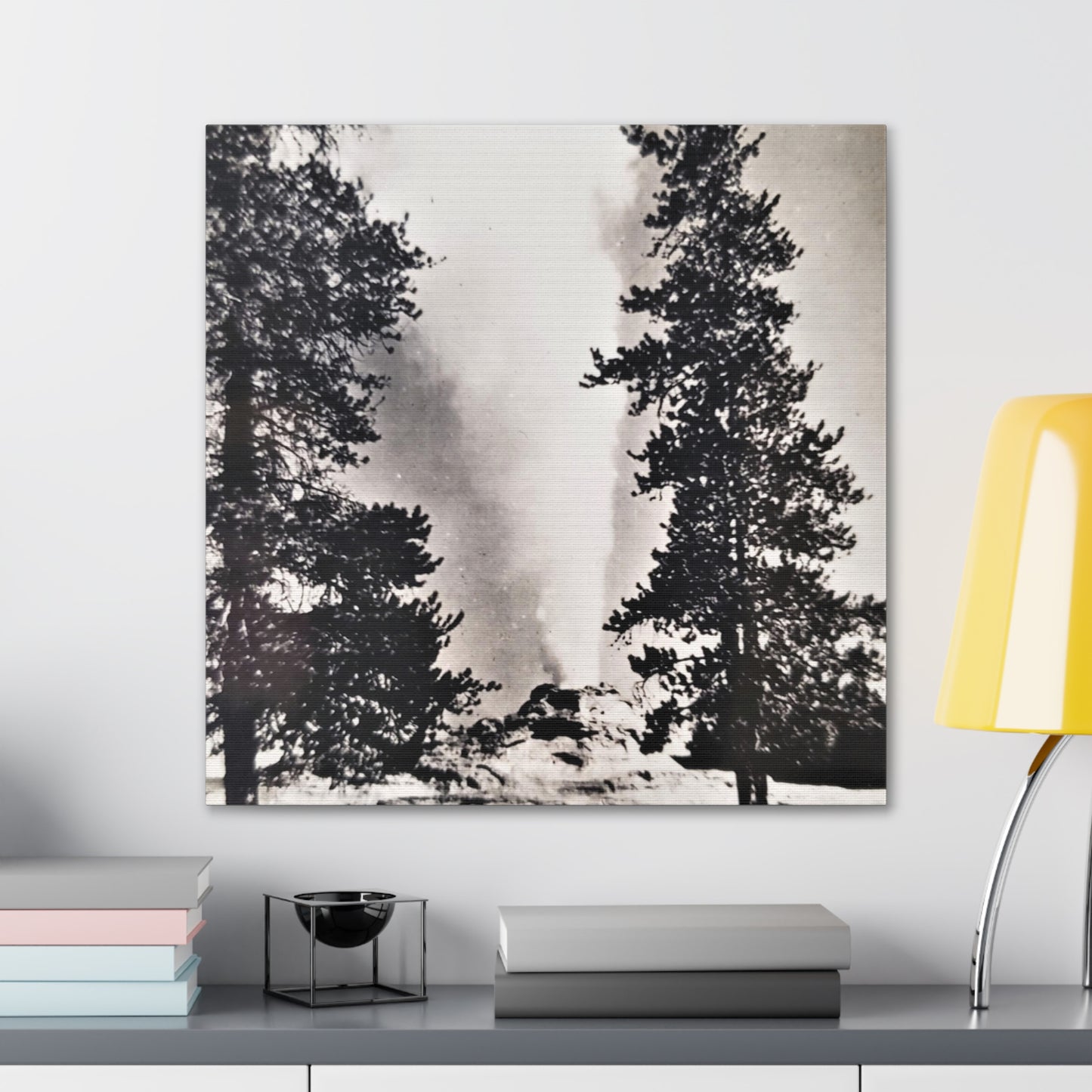 Castle Geyser Yellowstone Canvas Gallery Wraps