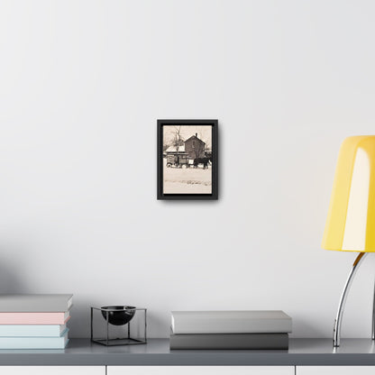 Milk Man Gallery Canvas Wraps Vertical Frame 5″ x 7″ 1.25" Black