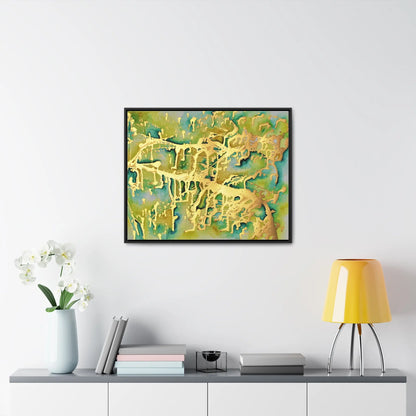 Acid Rain Gallery Canvas Wraps, Horizontal Frame