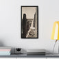 Michigan Ave Chicago Gallery Canvas Wraps Vertical Frame 10″ x 20″ Premium Gallery Wraps (1.25″) Black