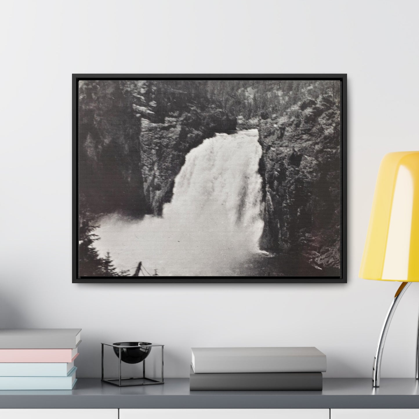 Upper Falls Yellowstone Gallery Canvas Wraps, Horizontal Frame