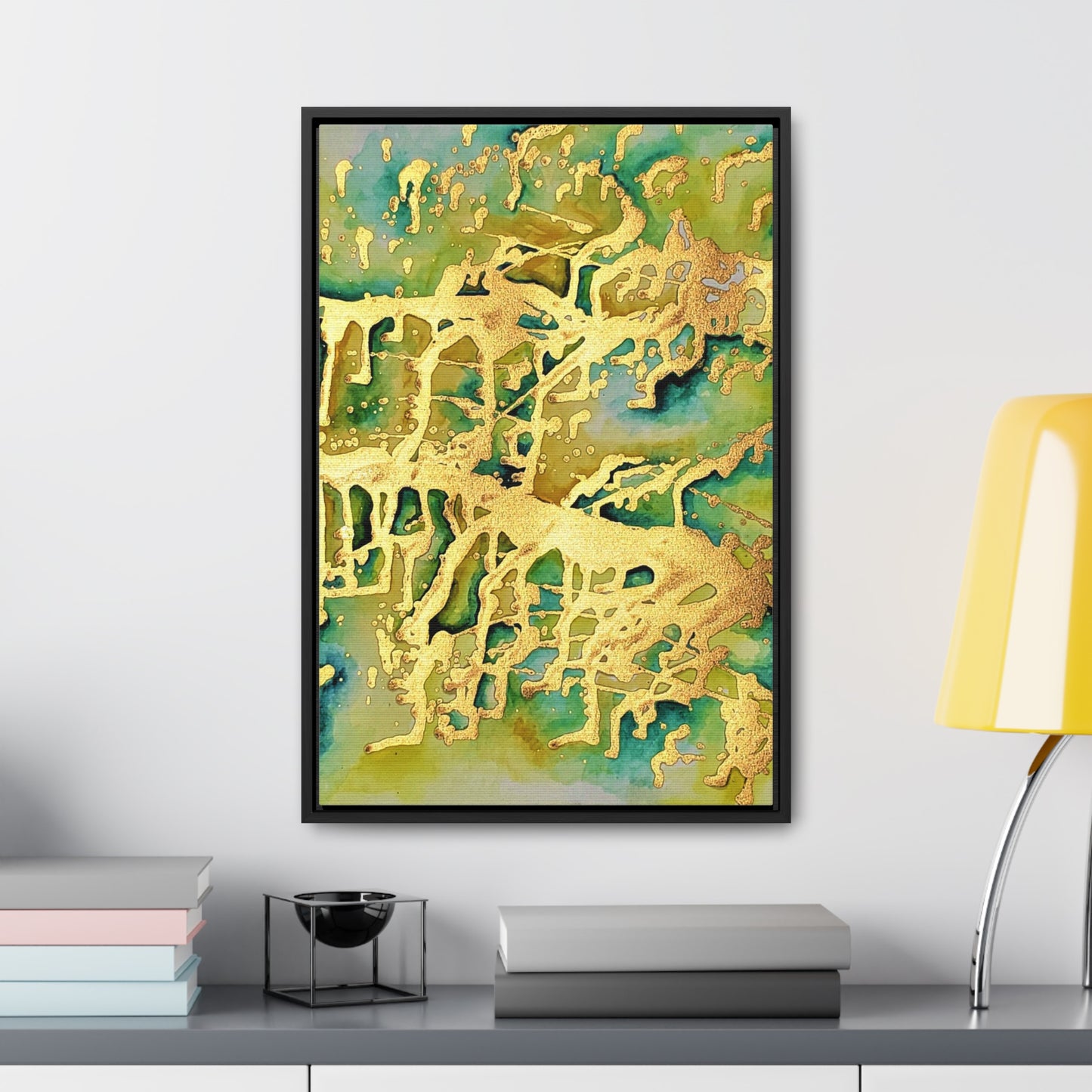 Acid Rain Gallery Canvas Wraps, Vertical Frame