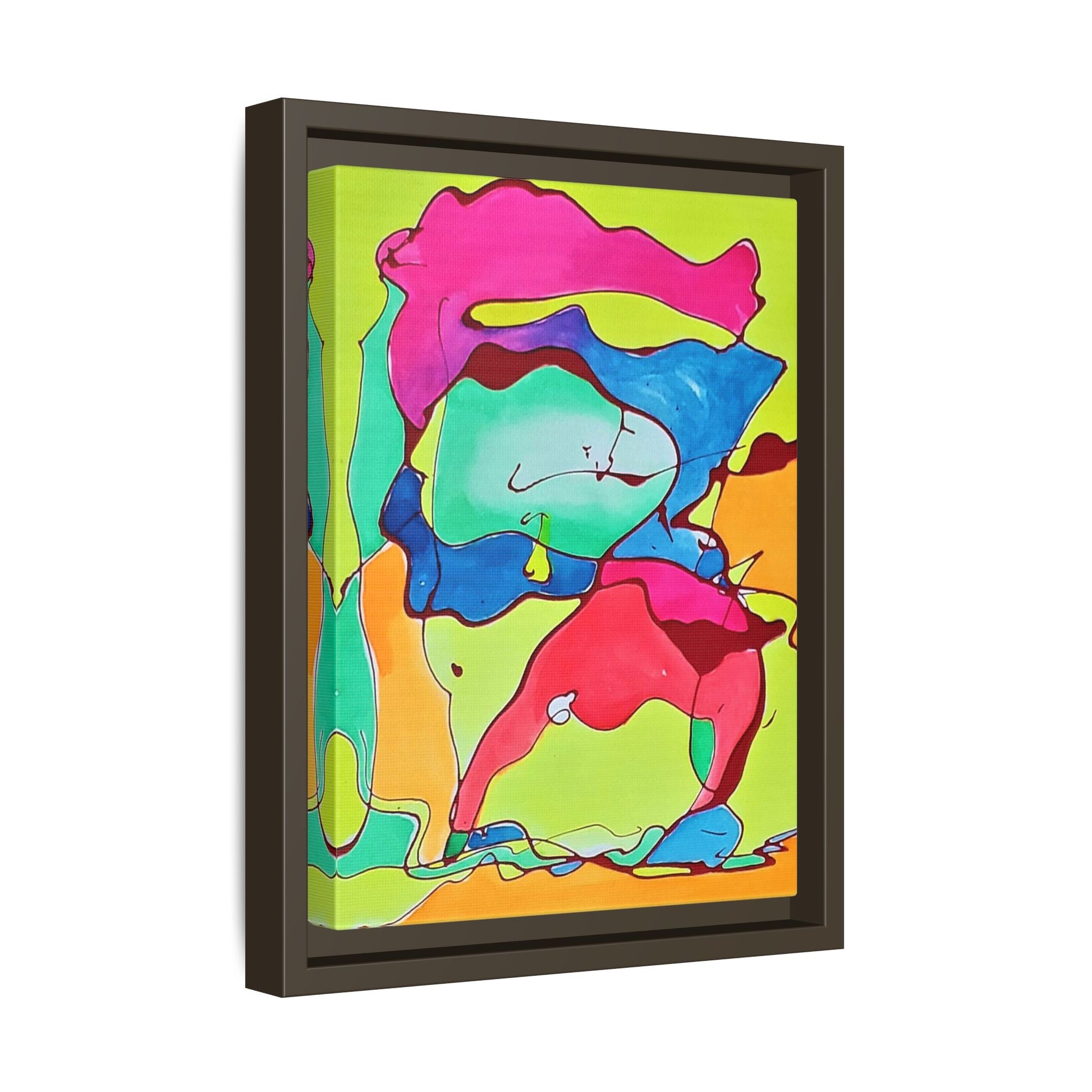 Kool Kid Matte Canvas Framed - Kia Day Design