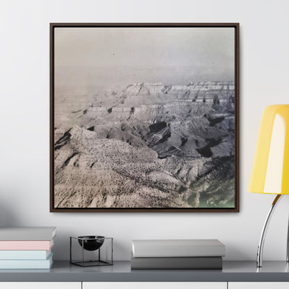 Grand Canyon Gallery Canvas Wraps Square Frame 30″ x 30″ 1.25" Walnut