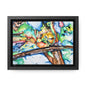 Owl In Flight Gallery Canvas Wraps, Horizontal Frame 7" x 5" Premium Gallery Wraps (1.25″)