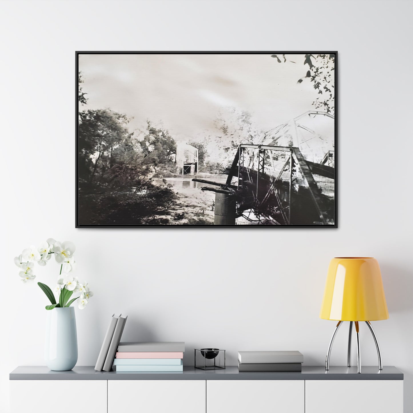 Bridge Gallery Canvas Wraps, Horizontal Frame