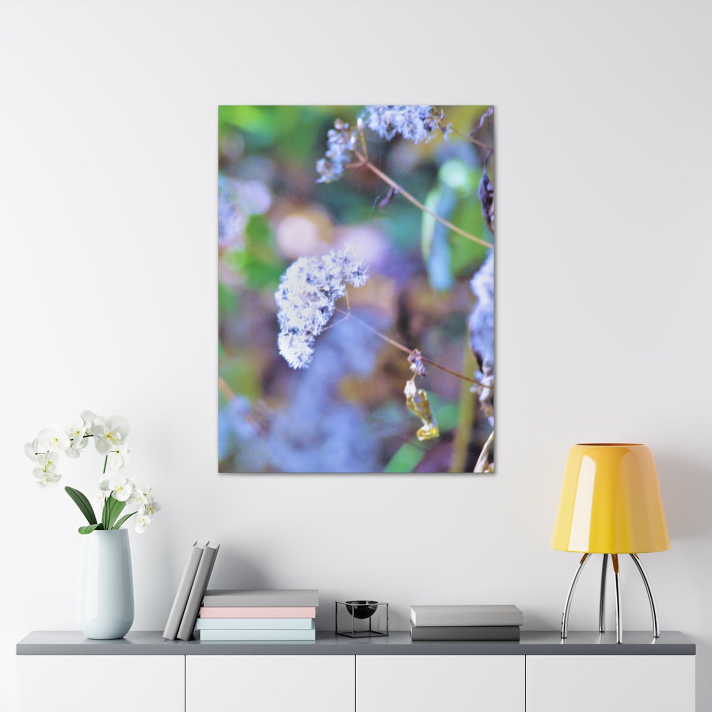 Macro Blue Canvas Gallery Wraps