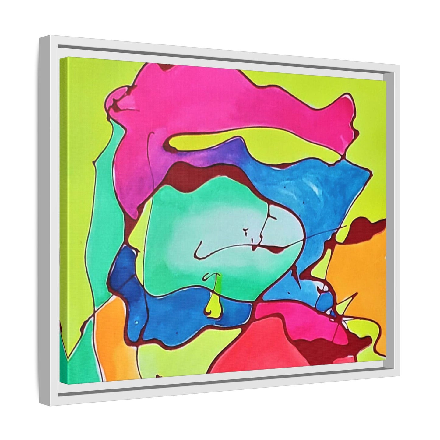 Kool Kid Matte Canvas Framed - Kia Day Design