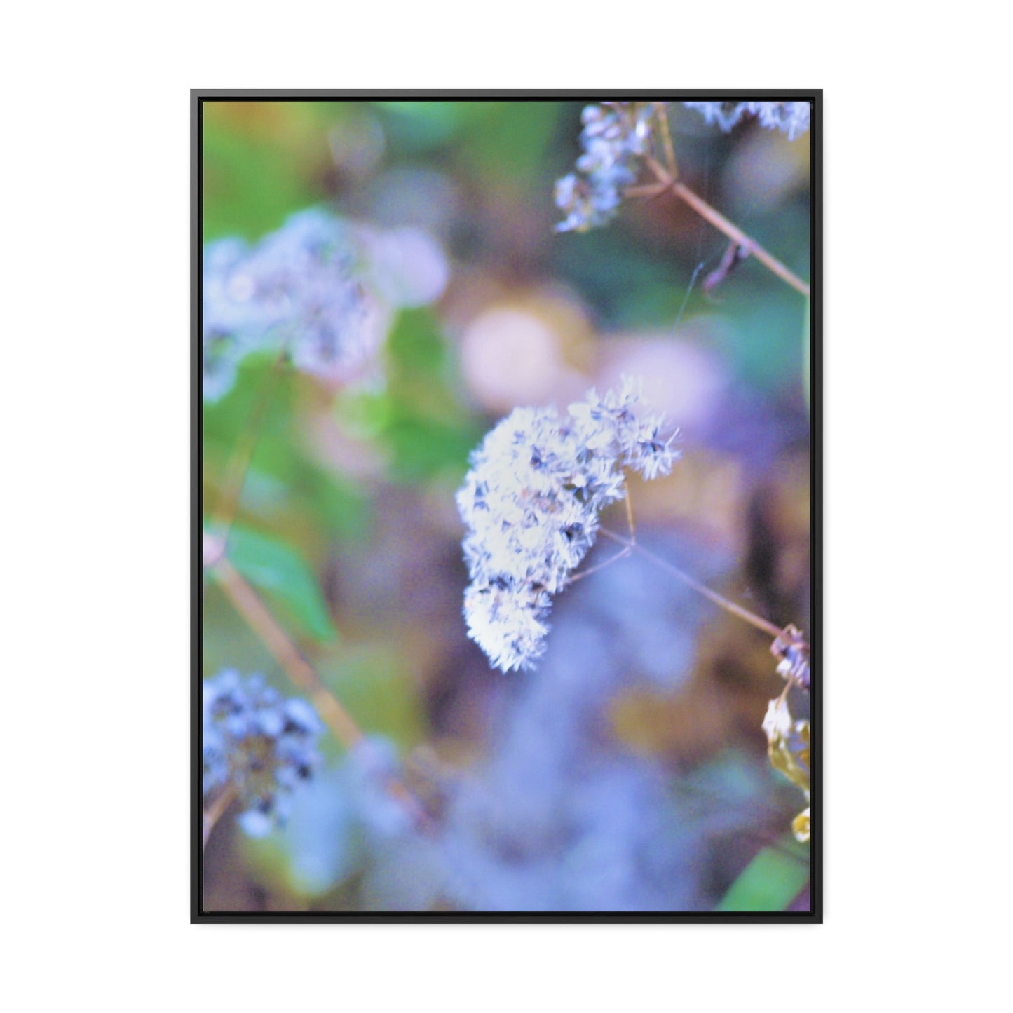 Macro Blue Gallery Canvas Wraps, Vertical Frame