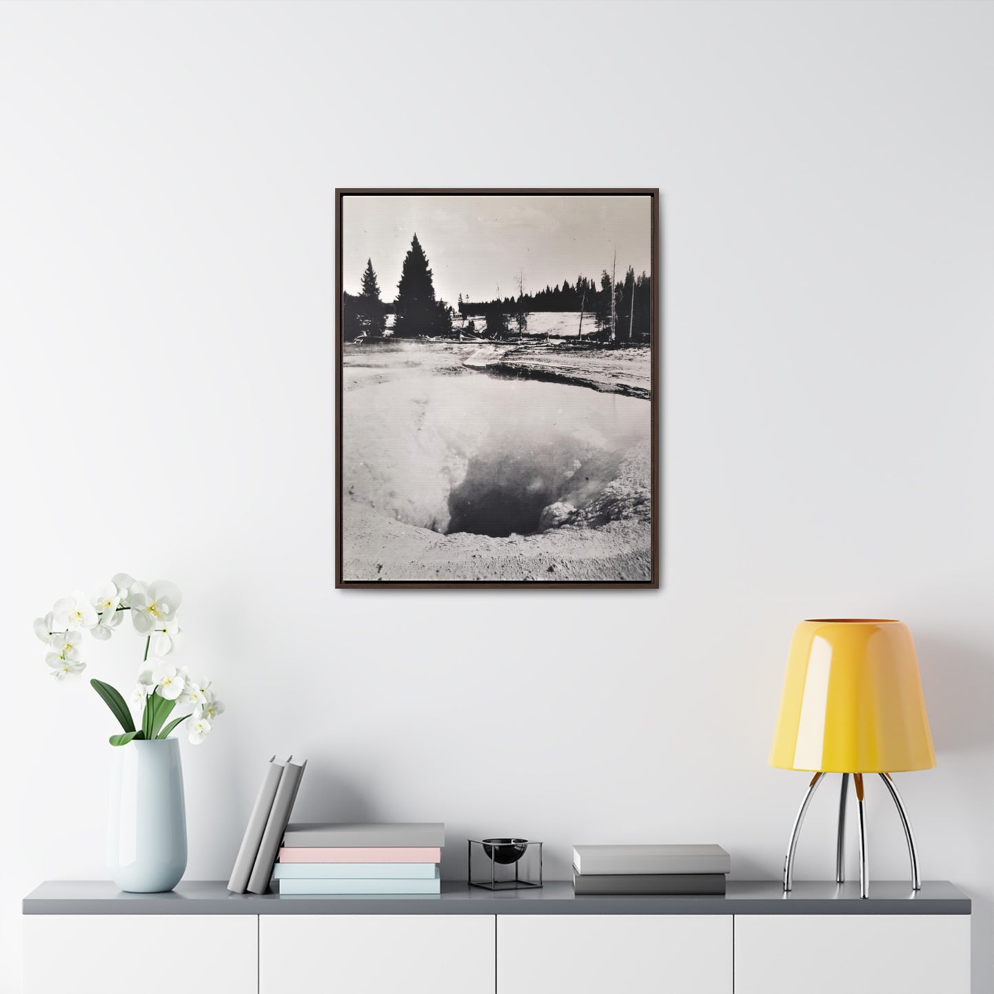 Morning Glory Pool Yellowstone Gallery Canvas Wraps, Vertical Frame