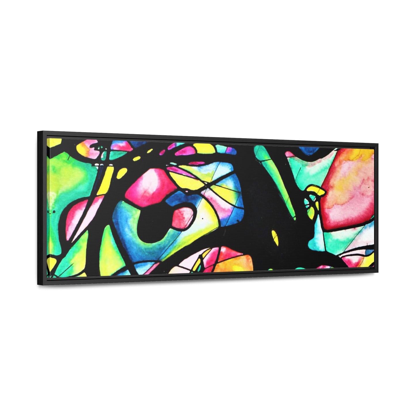 Peacock Gallery Canvas Wraps, Horizontal Frame