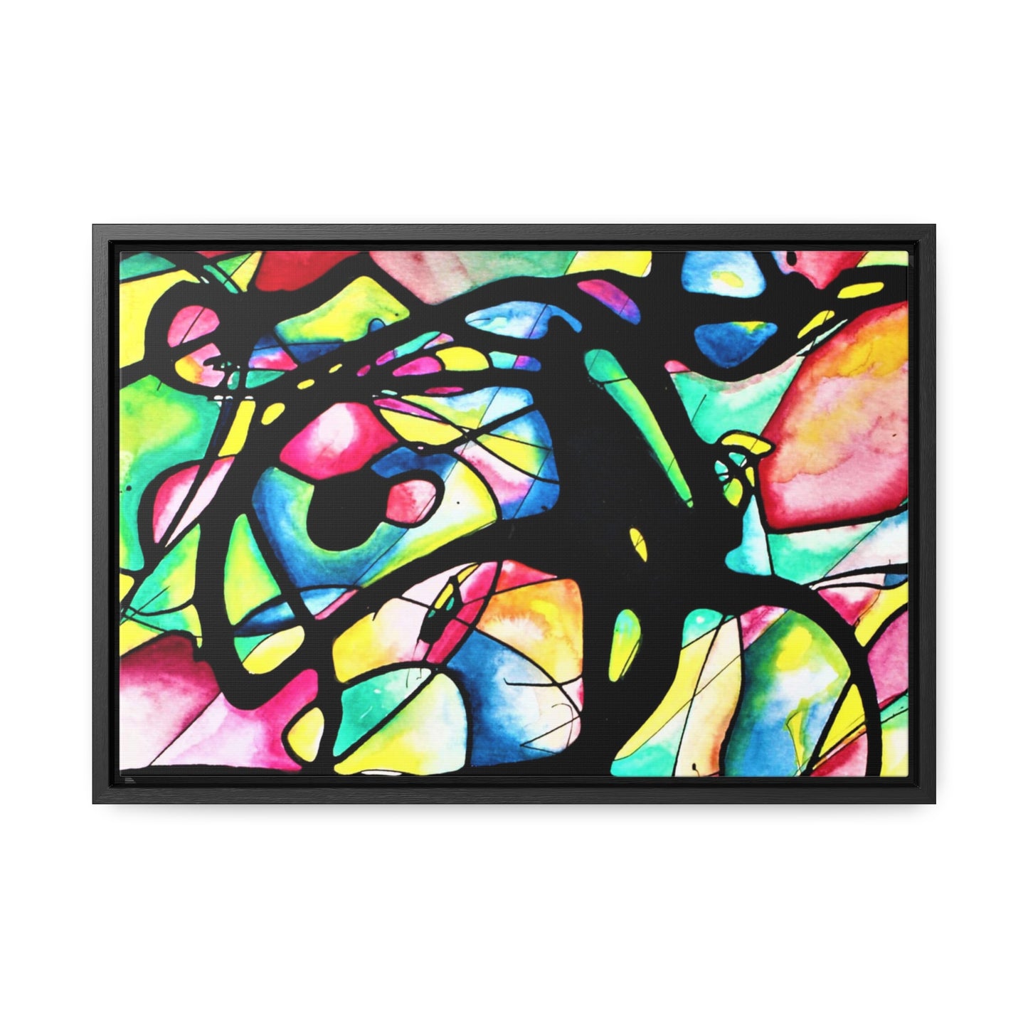 Peacock Gallery Canvas Wraps, Horizontal Frame