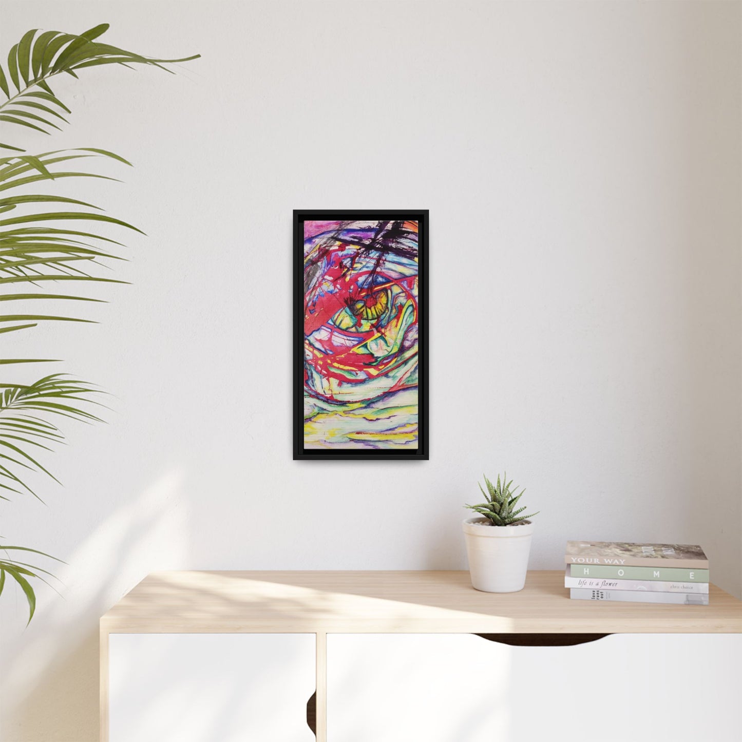 The Eye Framed Art Print - Kia Day Design