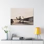 Refueling Mid-Contintent Chief Line Omaha Airport 1939 Canvas Gallery Wraps 40″ x 30″ 1.25"