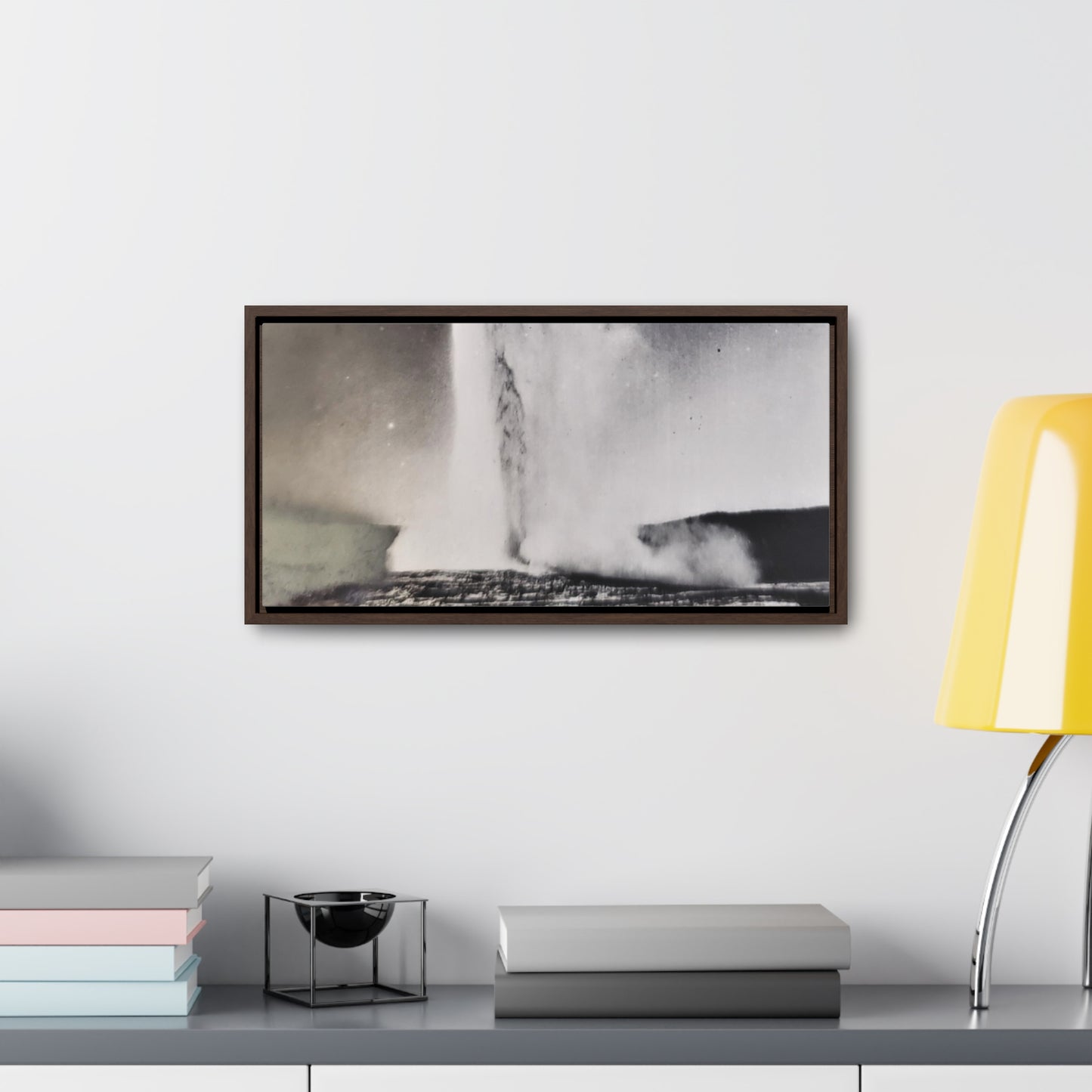 Old Faithful Geyser Yellowstone Gallery Canvas Wraps, Horizontal Frame