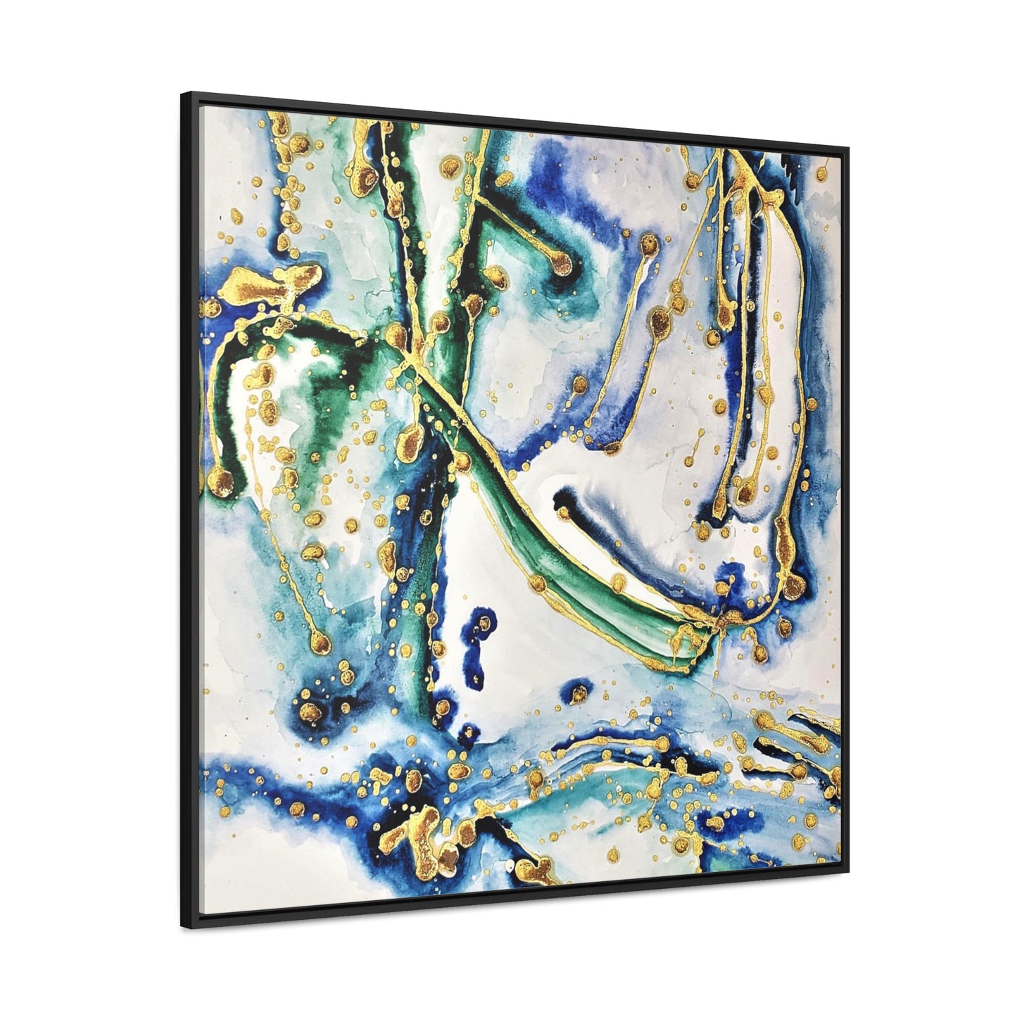 Blue Willow Gallery Canvas Wraps, Square Frame