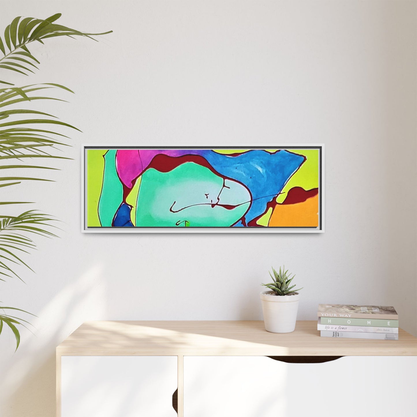 Kool Kid Matte Canvas Framed - Kia Day Design