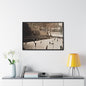 Rockefeller Plaza Easter 1945 Gallery Canvas Wraps Horizontal Frame 36″ x 24″ Black 1.25"
