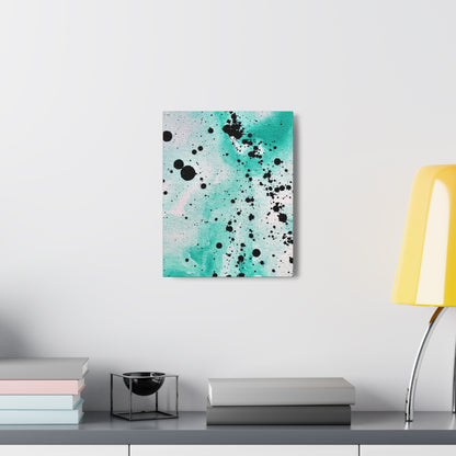 Teal Burst Canvas Gallery Wraps