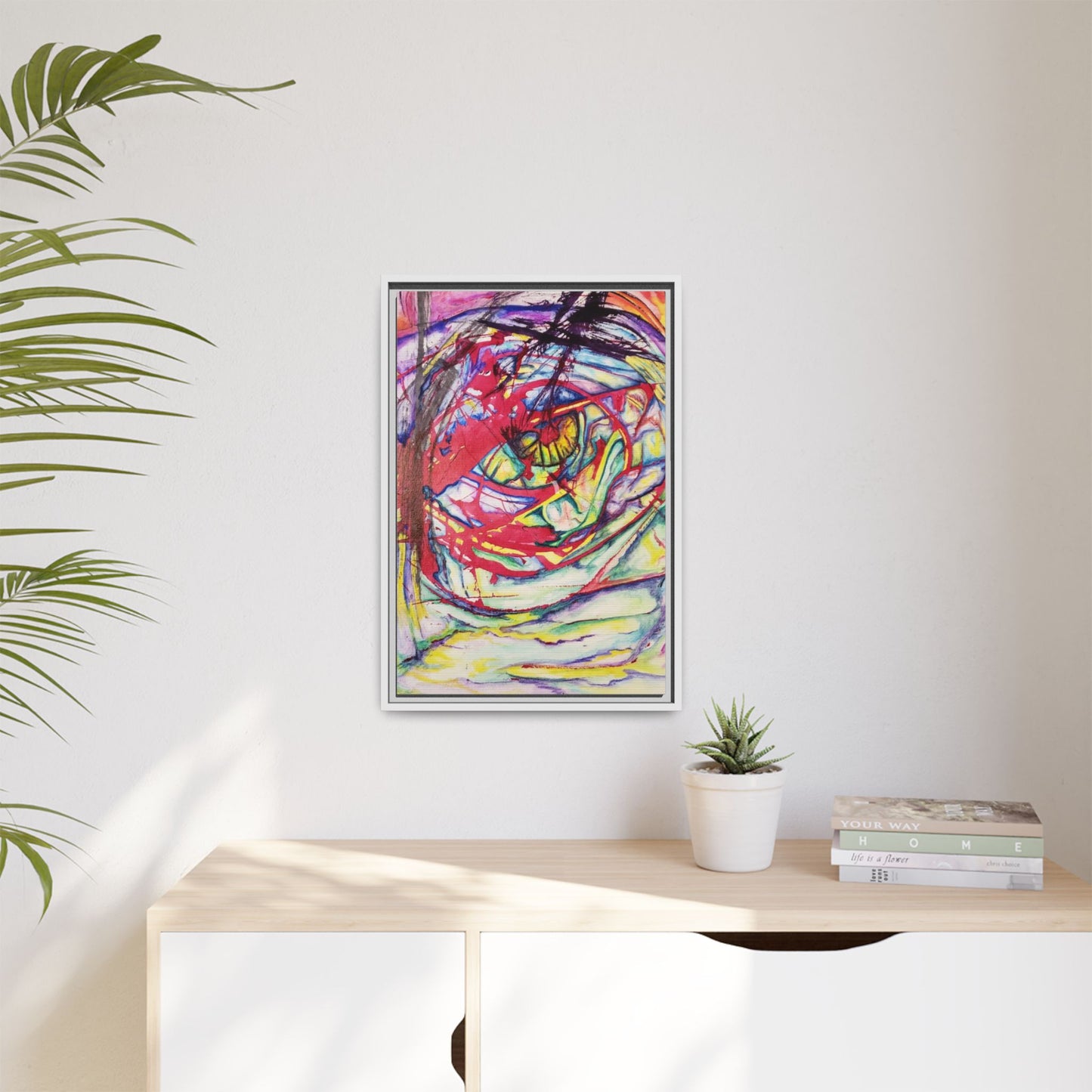 The Eye Framed Art Print - Kia Day Design