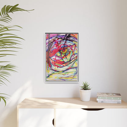 The Eye Framed Art Print - Kia Day Design