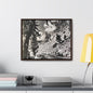 Eagles Nest Rock Yellowstone Gallery Canvas Wraps Horizontal Frame 20″ x 16″ Walnut 1.25"