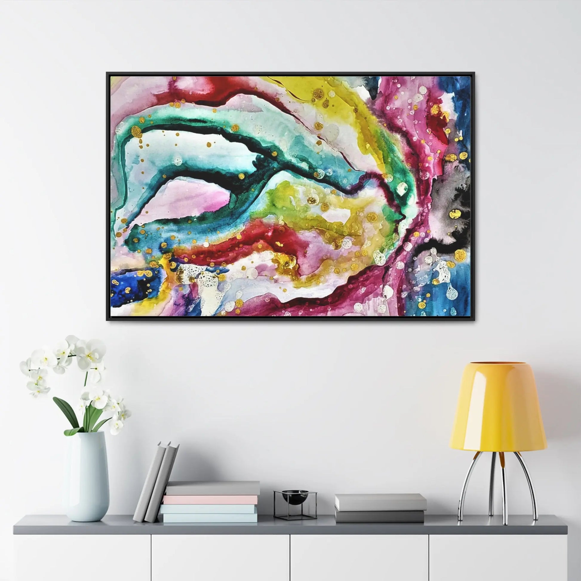 Cosmic Face Gallery Canvas Wraps, Horizontal Frame