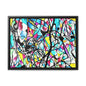 Kaleidoscope Gallery Canvas Wraps, Horizontal Frame 16″ x 12″ Black Premium Gallery Wraps (1.25″)