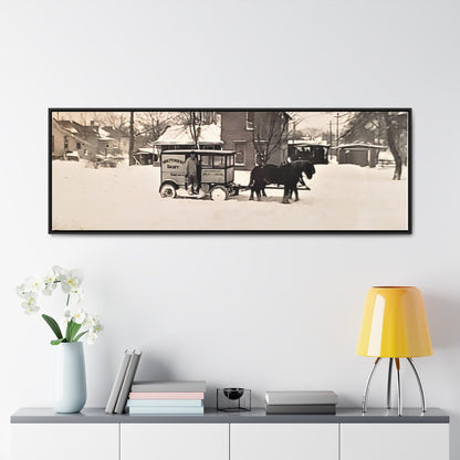 Milk Man Gallery Canvas Wraps Horizontal Frame 60″ x 20″ Black 1.25"