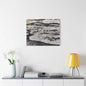 Springs at top of Jupiter Terrace Yellowstone Satin Canvas Stretched 30" x 24" (Horizontal) 1.5"