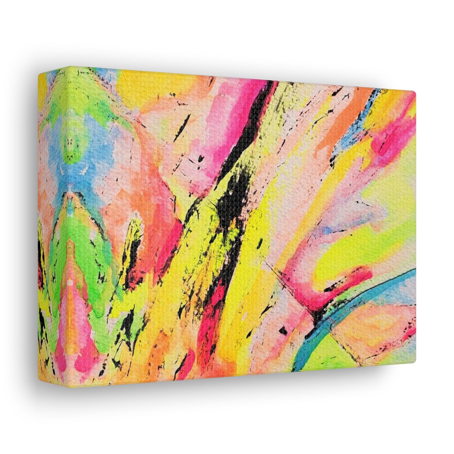 Neon Fire Canvas Gallery Wraps