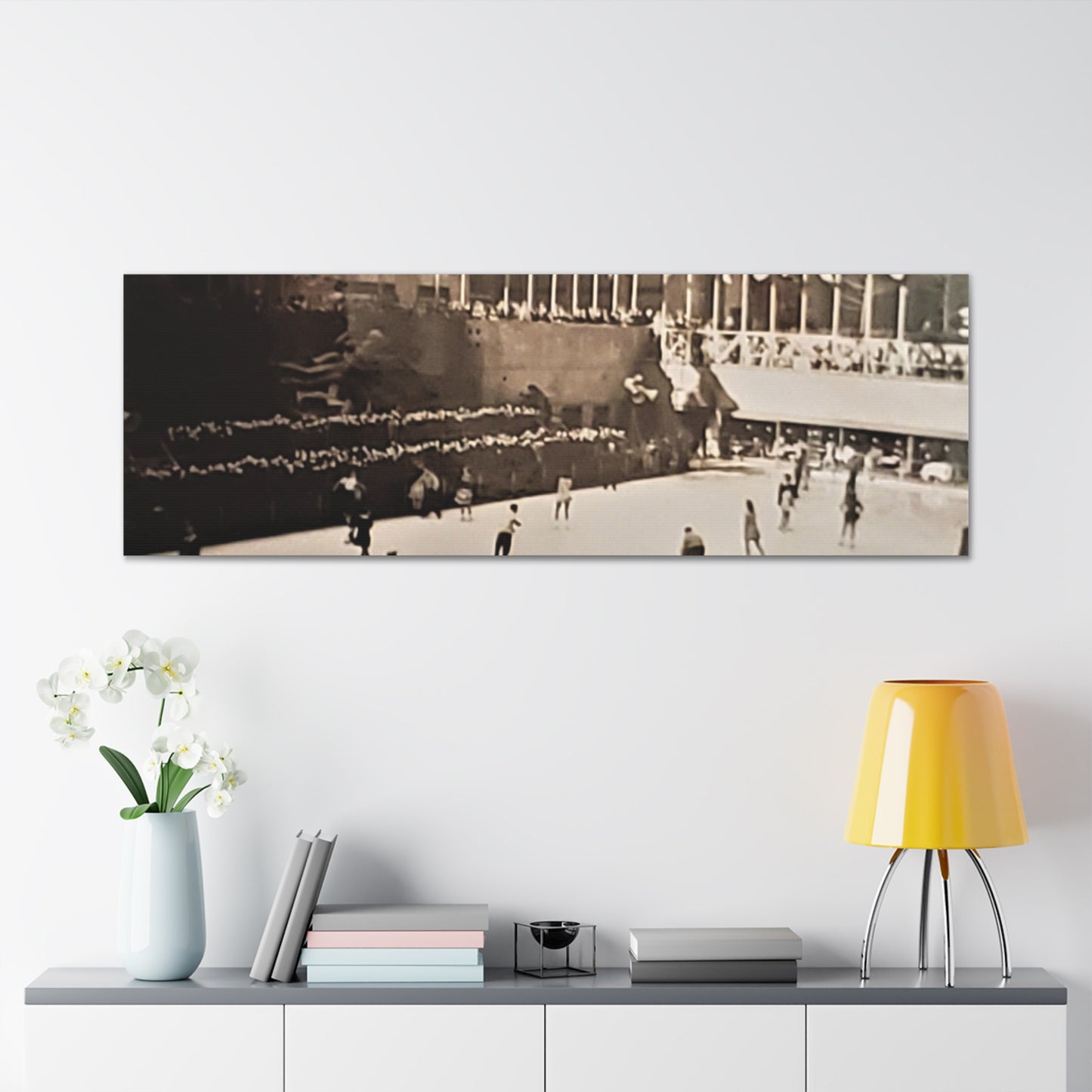 Rockefeller Plaza Easter 1945 Canvas Gallery Wraps