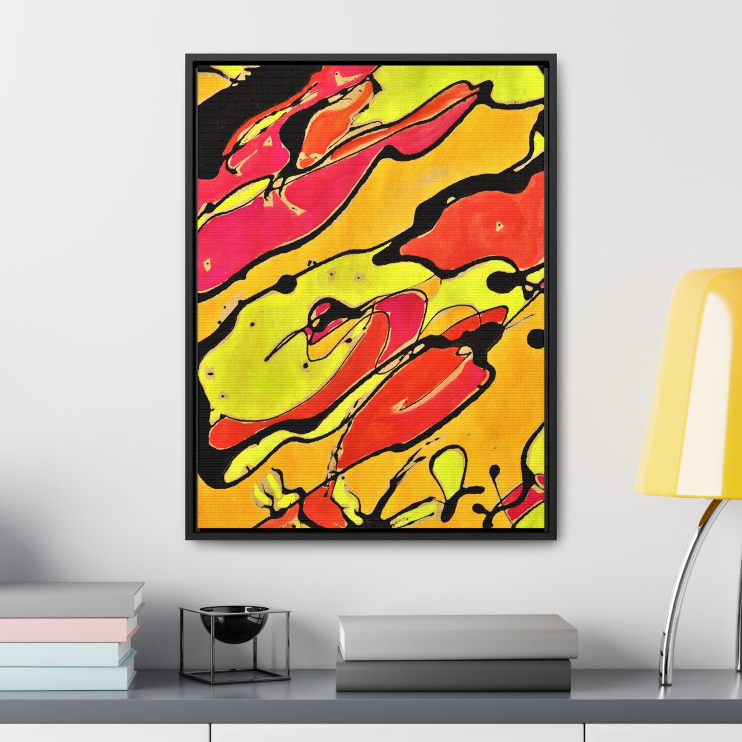 80's Rapture Gallery Canvas Wraps, Vertical Frame