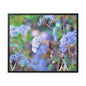 Macro Blue Gallery Canvas Wraps, Horizontal Frame 24″ x 20″ Black Premium Gallery Wraps (1.25″)