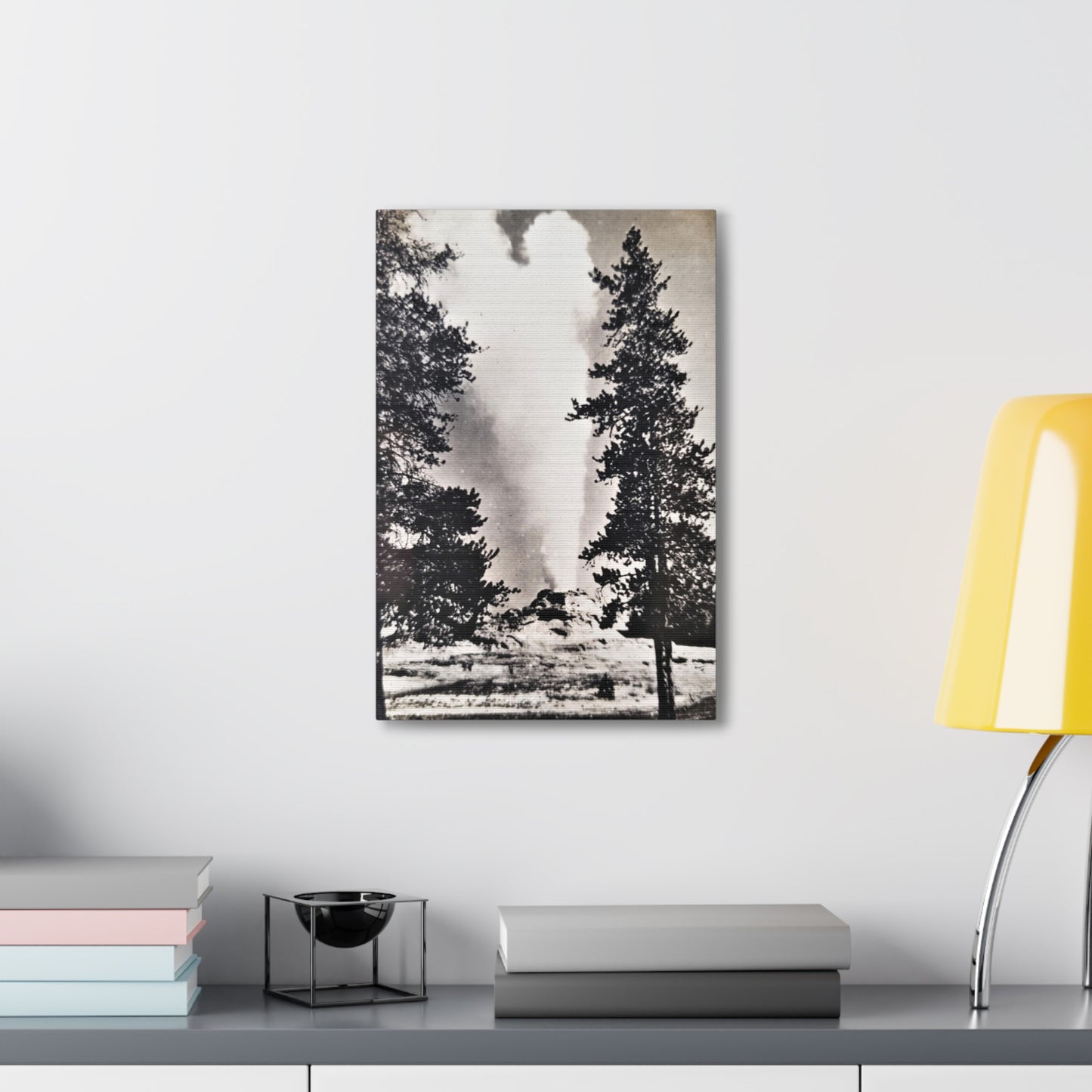 Castle Geyser Yellowstone Canvas Gallery Wraps