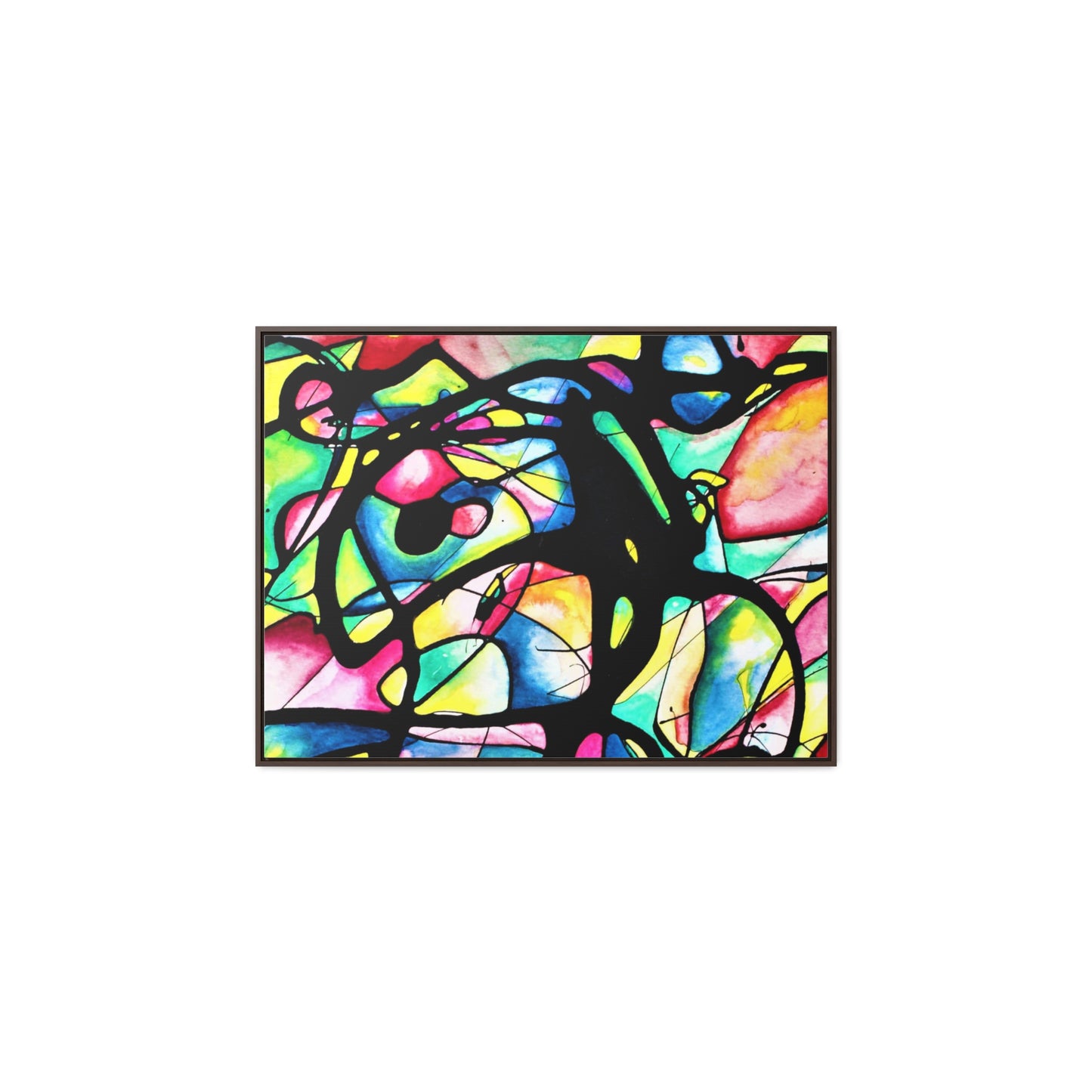 Peacock Gallery Canvas Wraps, Horizontal Frame