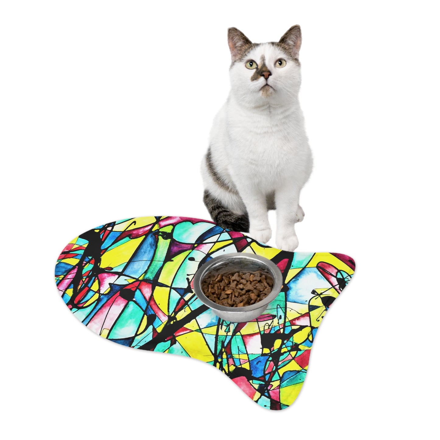 Alien Lady Pet Feeding Mats