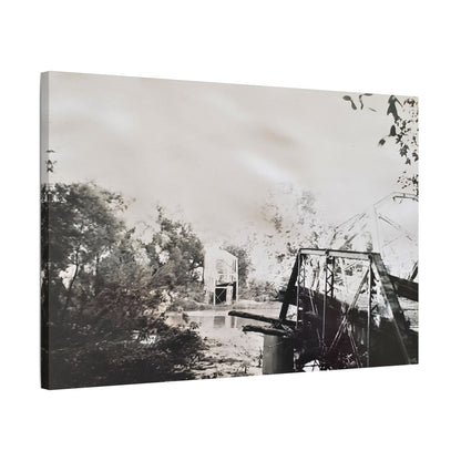 Bridge Satin Canvas Stretched