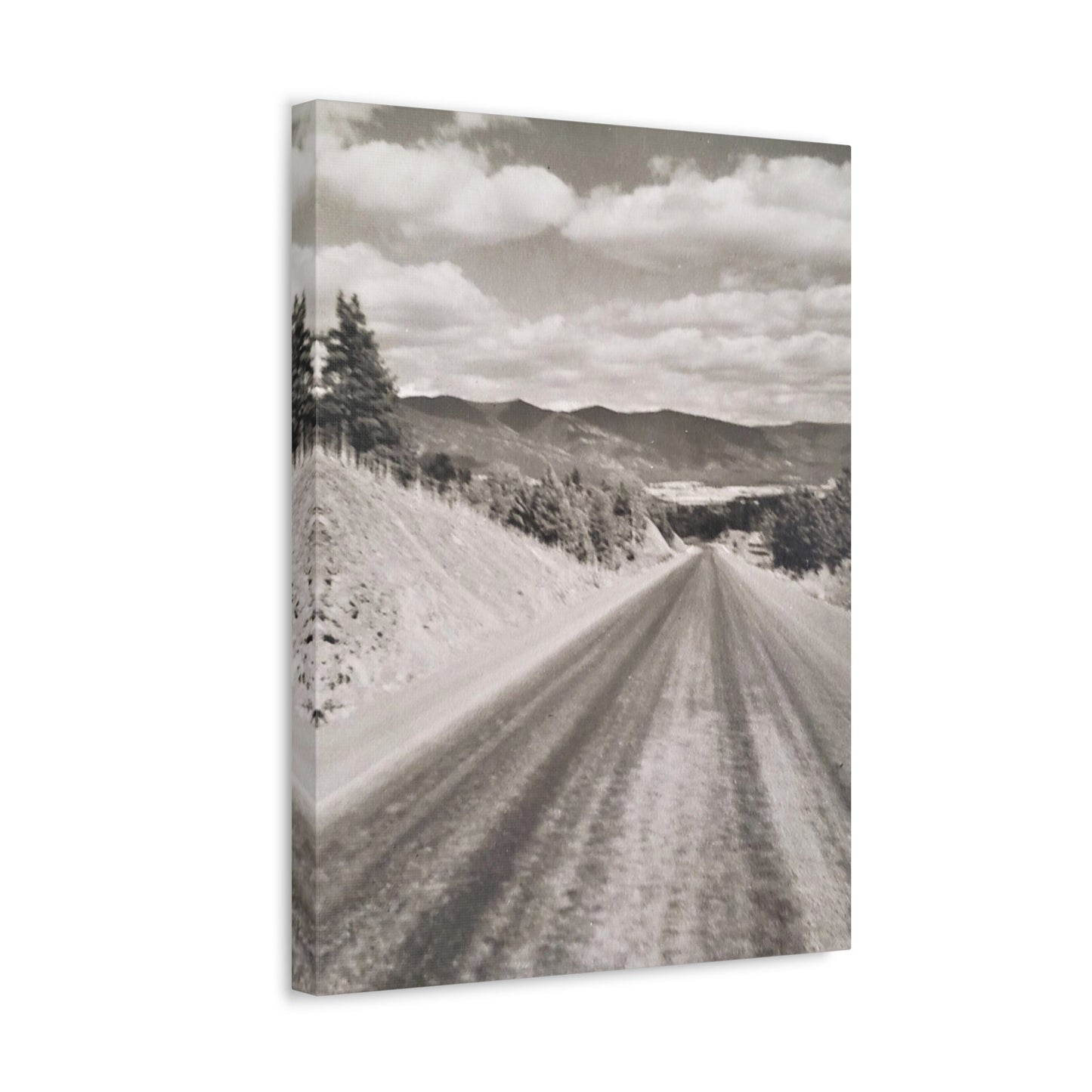 Western Road Stretched Canvas