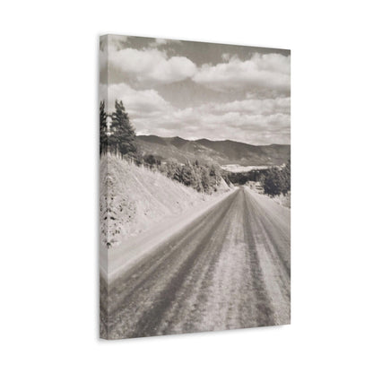 Western Road Stretched Canvas