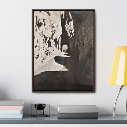 Tunnel at The Needles Gallery Canvas Wraps Vertical Frame 18″ x 24″ Premium Gallery Wraps (1.25″) Walnut