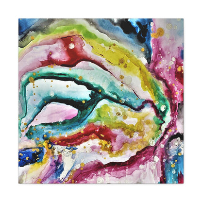 Cosmic Face Canvas Gallery Wraps 24″ x 24″ 1.25"