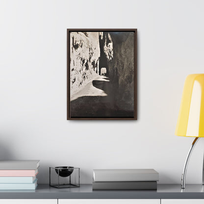 Tunnel at The Needles Gallery Canvas Wraps Vertical Frame 12″ x 16″ Premium Gallery Wraps (1.25″) Walnut