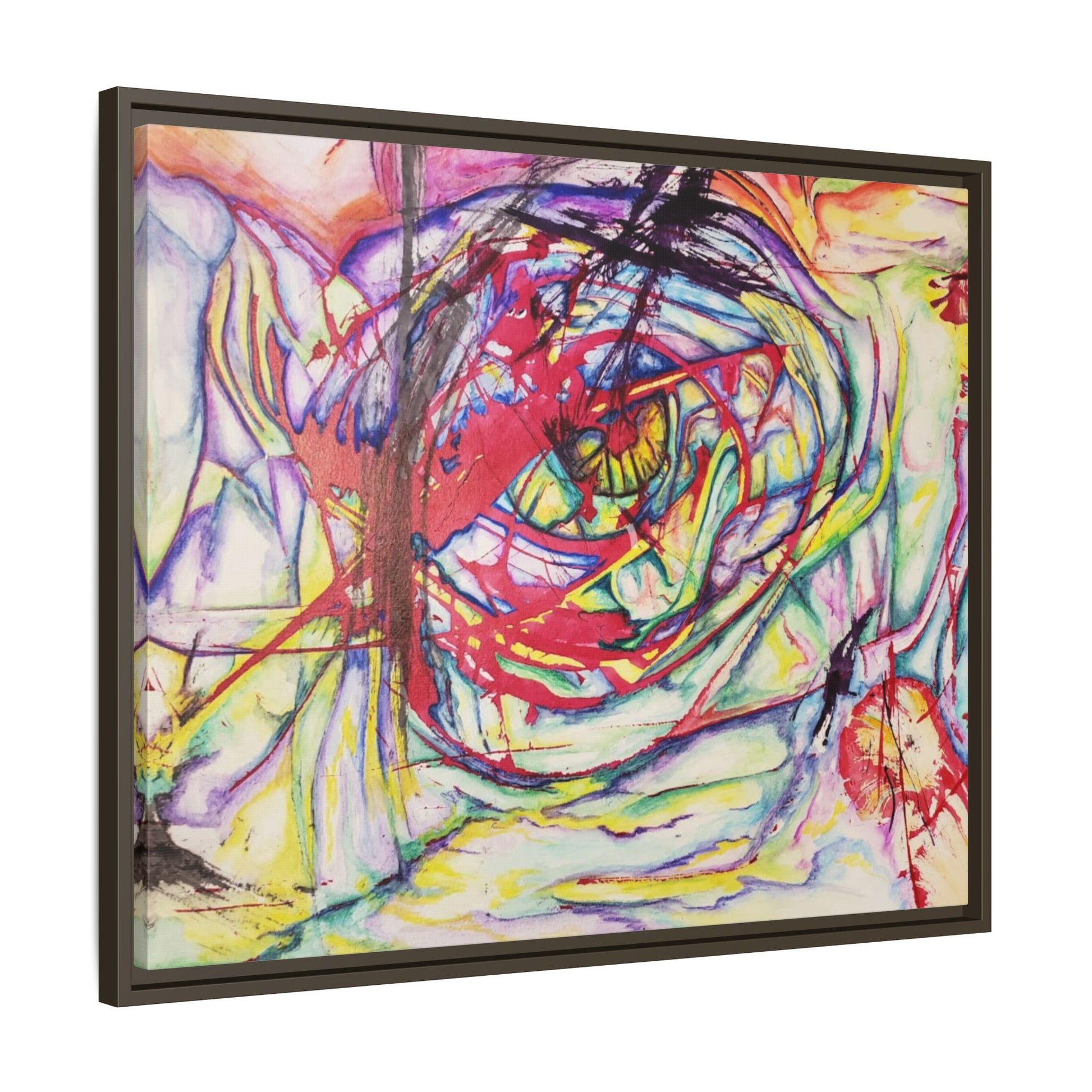 The Eye Framed Art Print - Kia Day Design