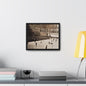 Rockefeller Plaza Easter 1945 Gallery Canvas Wraps Horizontal Frame 14″ x 11″ Black 1.25"