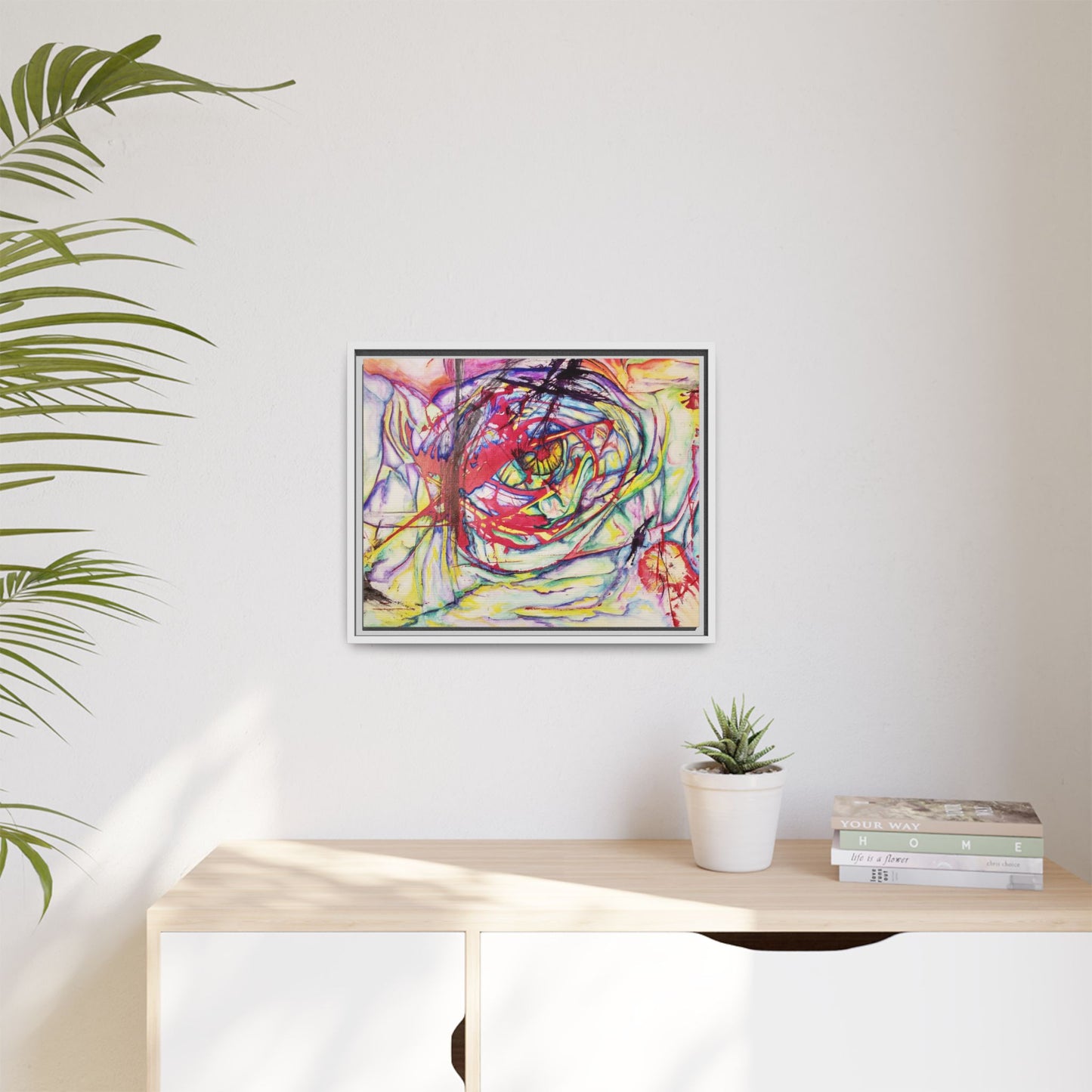 The Eye Framed Art Print - Kia Day Design